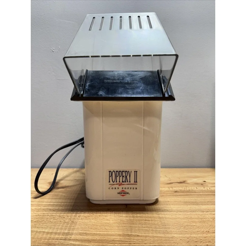 Vintage West Bend Poppery II Hot Air Popcorn Popper with Original Box Mo. 82602